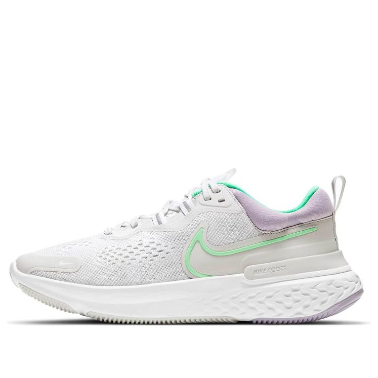 (WMNS) Nike React Miler 2 'Platinum Tint Green Glow' CW7136-002