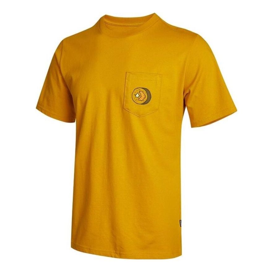 Converse Sushi Graphic Short Sleeve Pocket T-Shirt 'Yellow' 10022855-A03