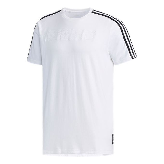 adidas neo x Crossover Athleisure Casual Sports Short Sleeve White FR7985