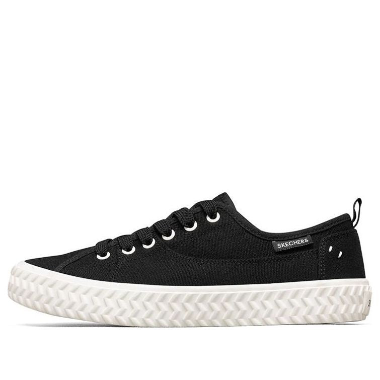 (WMNS) Skechers Street Trax Low-Top Sneakers Black 66666305-BLK