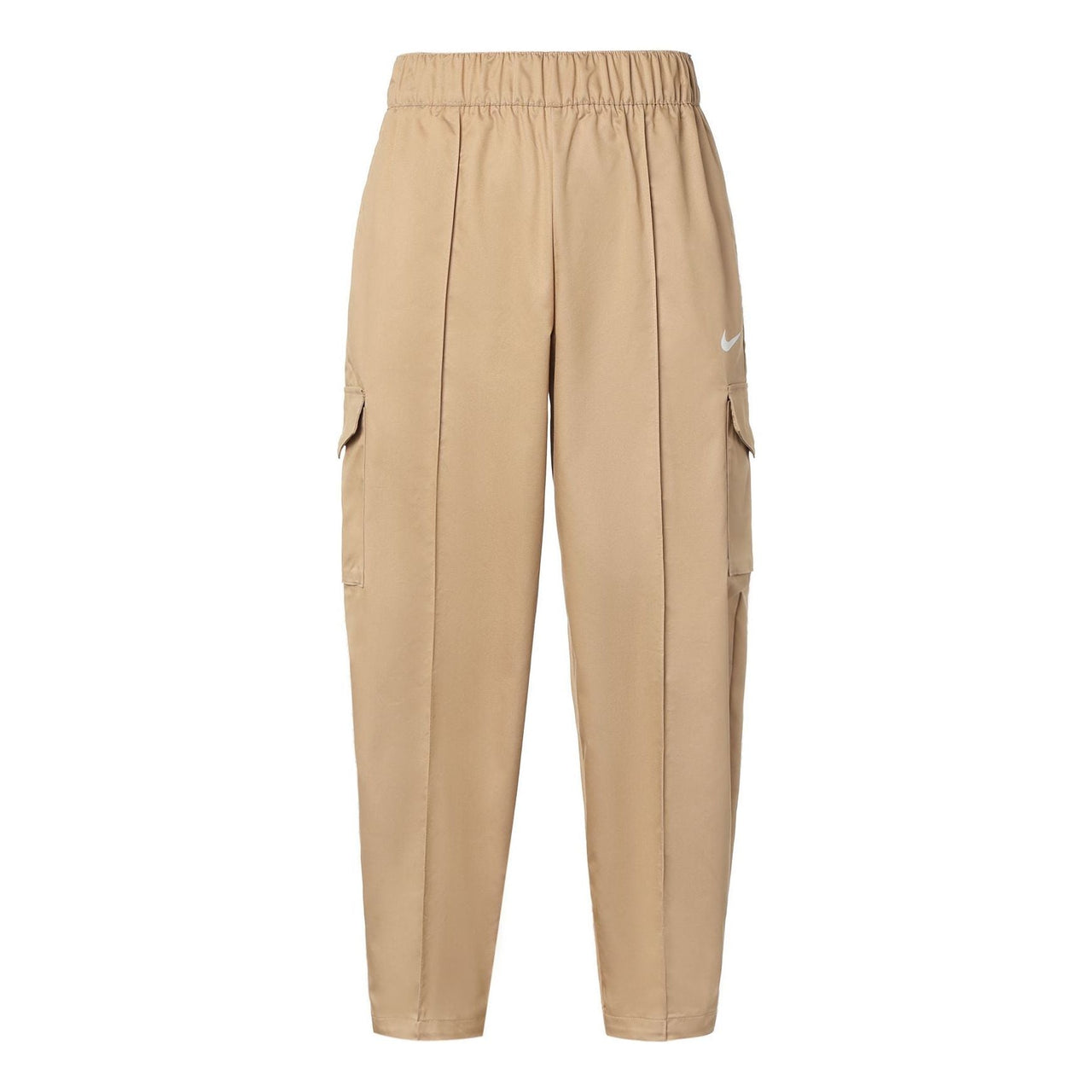 (WMNS) Nike Sportswear Essentials Woven High Waist Long Pants/Trousers Yellow DD5984-200