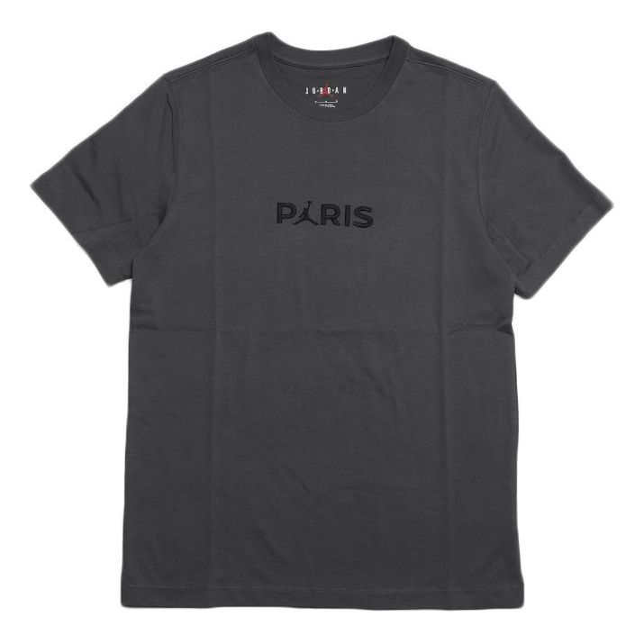 Air Jordan PSG Club T-Shirt 'Black Grey' DZ2941-068