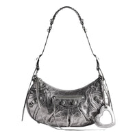 (WMNS) Balenciaga Le Cagole Small Shoulder Bag Metallized 'Silver' 6713070GT3Y8103