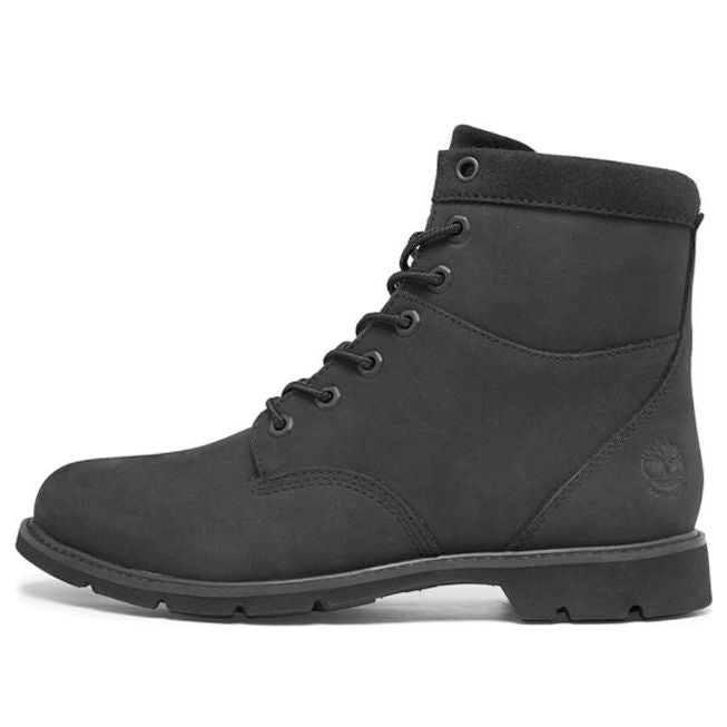 (WMNS) Timberland Campton Waterproof 6 Inch Wide-Fit Boot 'Black Nubuck' A2D7GW