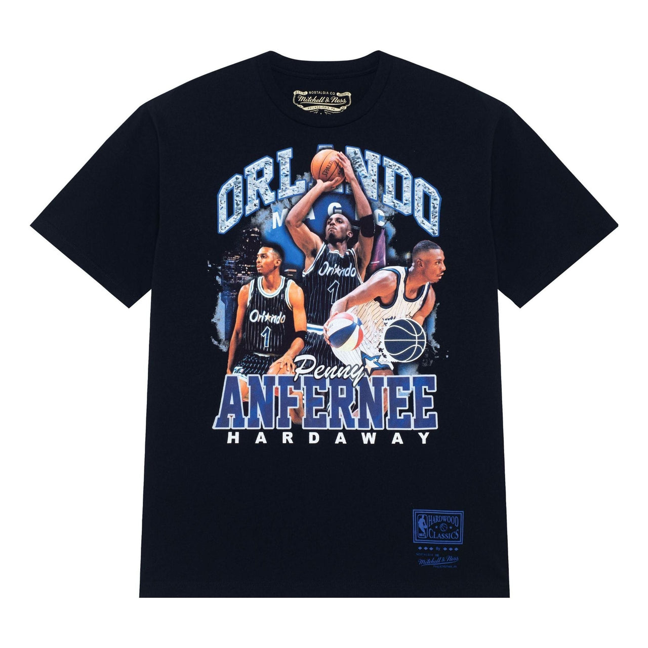 Mitchell & Ness x NBA Orlando Magic Bling Concert Player T-Shirt ' Penny Hardaway' SS23JYCHR-03-BLACK