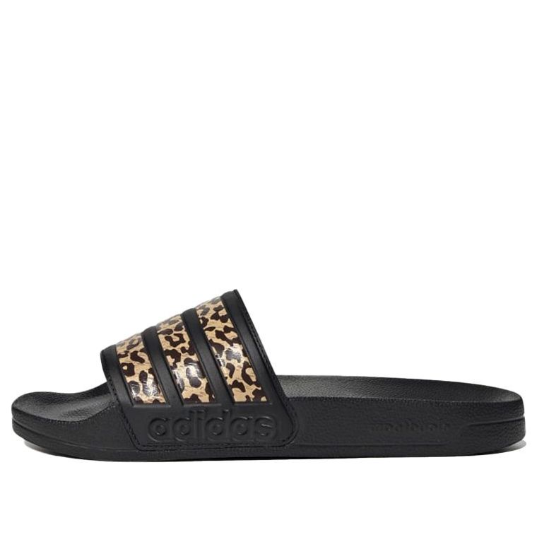 (WMNS) adidas Hirocoledge x Adilette Shower Slide 'Takahashi Hiroko - Black Leopard' FZ2856