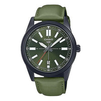 Casio Dress Pointer Display Analog Watch 'Metallic Green' MTP-VD02BL-3E