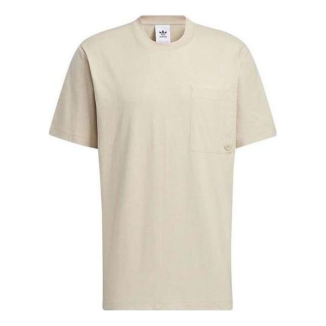 adidas Adicolor Trefoil T-shirt 'Beige' HM8010
