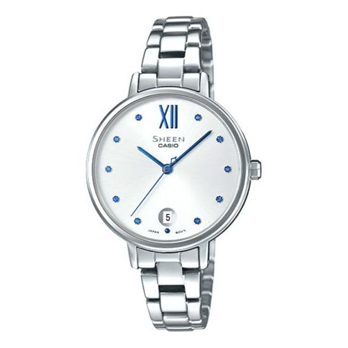 Casio Dress Analog Watch 'Steel White Silver' SHE-4530D-7A