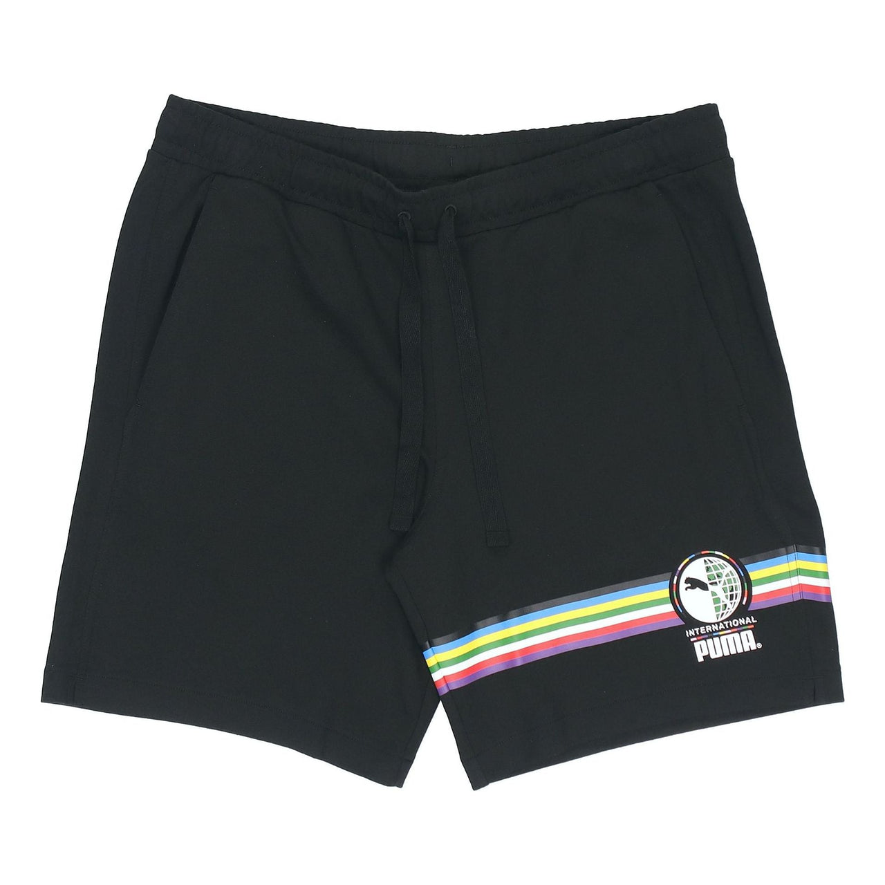 PUMA INTL Graphic Shorts 'Black White' 531308-01