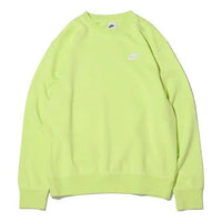 Nike Sportswear Club French Terry Logo Sweatshirt 'Neon Green' BV2667-736