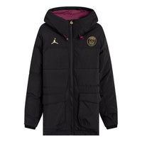 Air Jordan x PSG Down Parka 'Black' CW3173-010