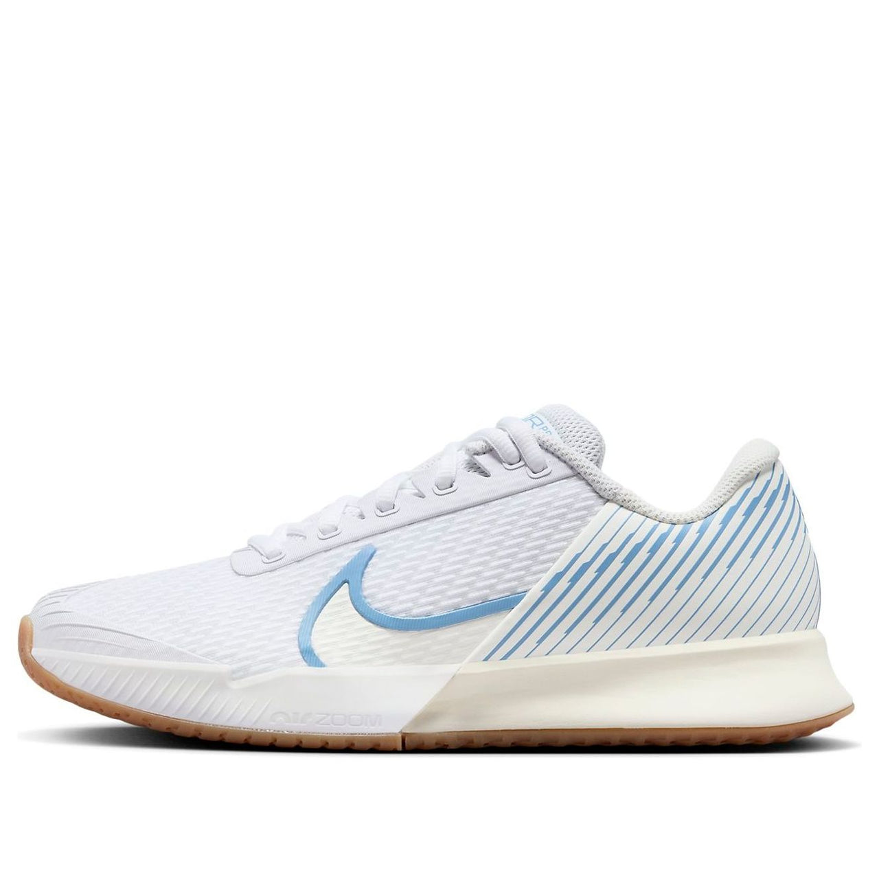 (WMNS) Nike Court Air Zoom Vapor Pro 2 Tennis Shoes 'White Sail Gum Light Brown Light Blue' DR6192-106
