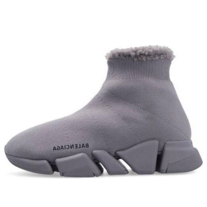 (WMNS) Balenciaga Speed 2.0 Sneakers 'Grey Recycled Knit' 669789W2DI31503