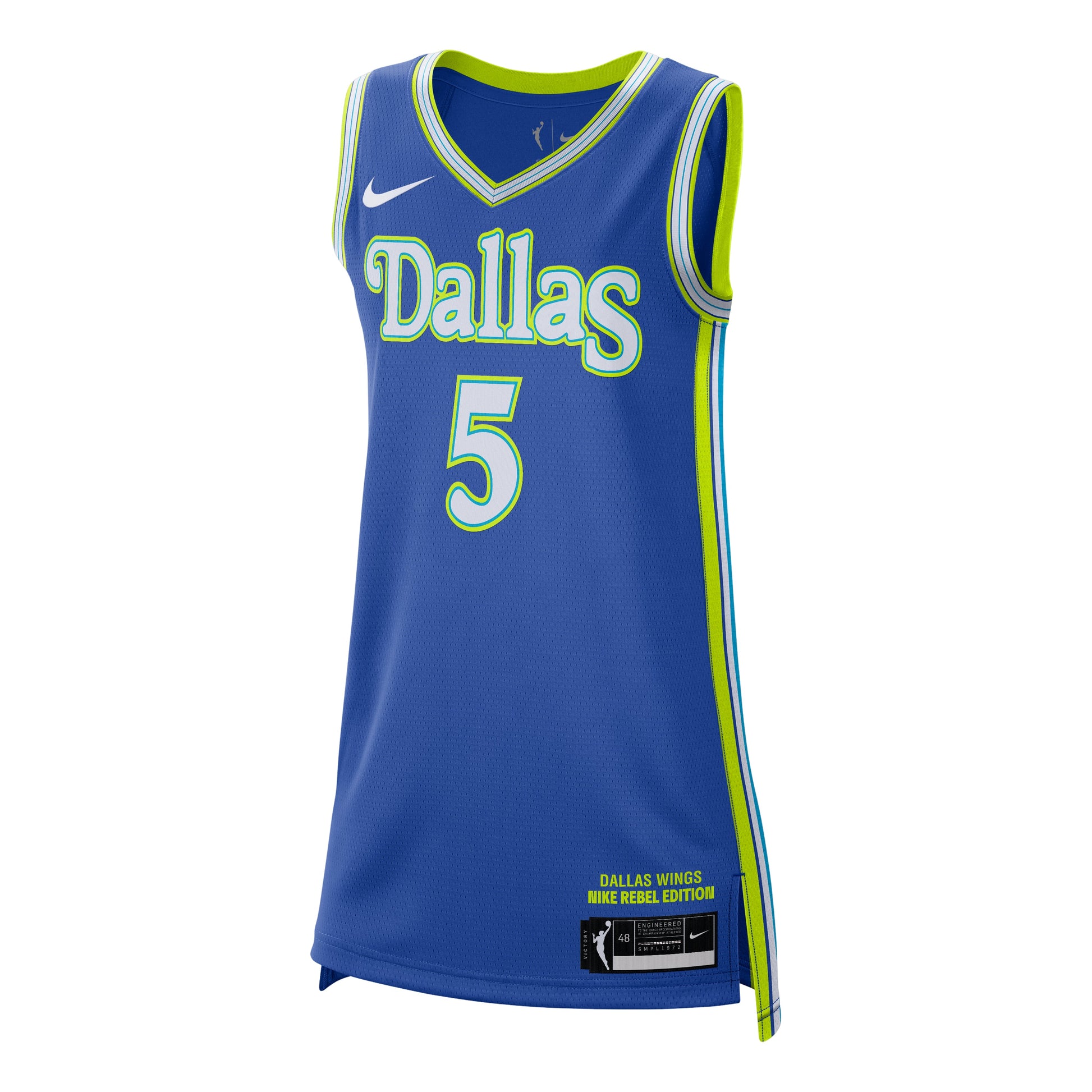 (WMNS) Nike Paige Bueckers Dallas Wings WNBA Dri-FIT Victory Rebel 2026 Rebel Edition Jersey 'Game Royal White' IF7167-481