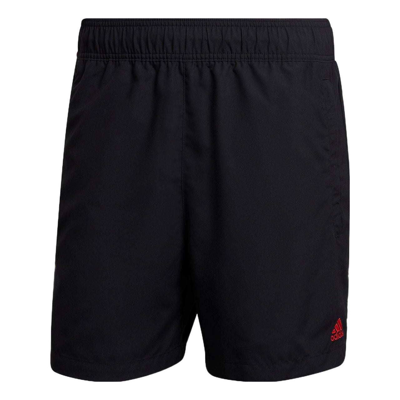 adidas Mufc Q2 Sho Casual Breathable Solid Color Manchester United Soccer/Football Shorts Black H56688