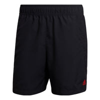 adidas Mufc Q2 Sho Casual Breathable Solid Color Manchester United Soccer/Football Shorts Black H56688