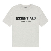 (GS) Fear of God Essentials SS21 Short Sleeve Tee Light Heather Oatmeal T FOG-SS21-540