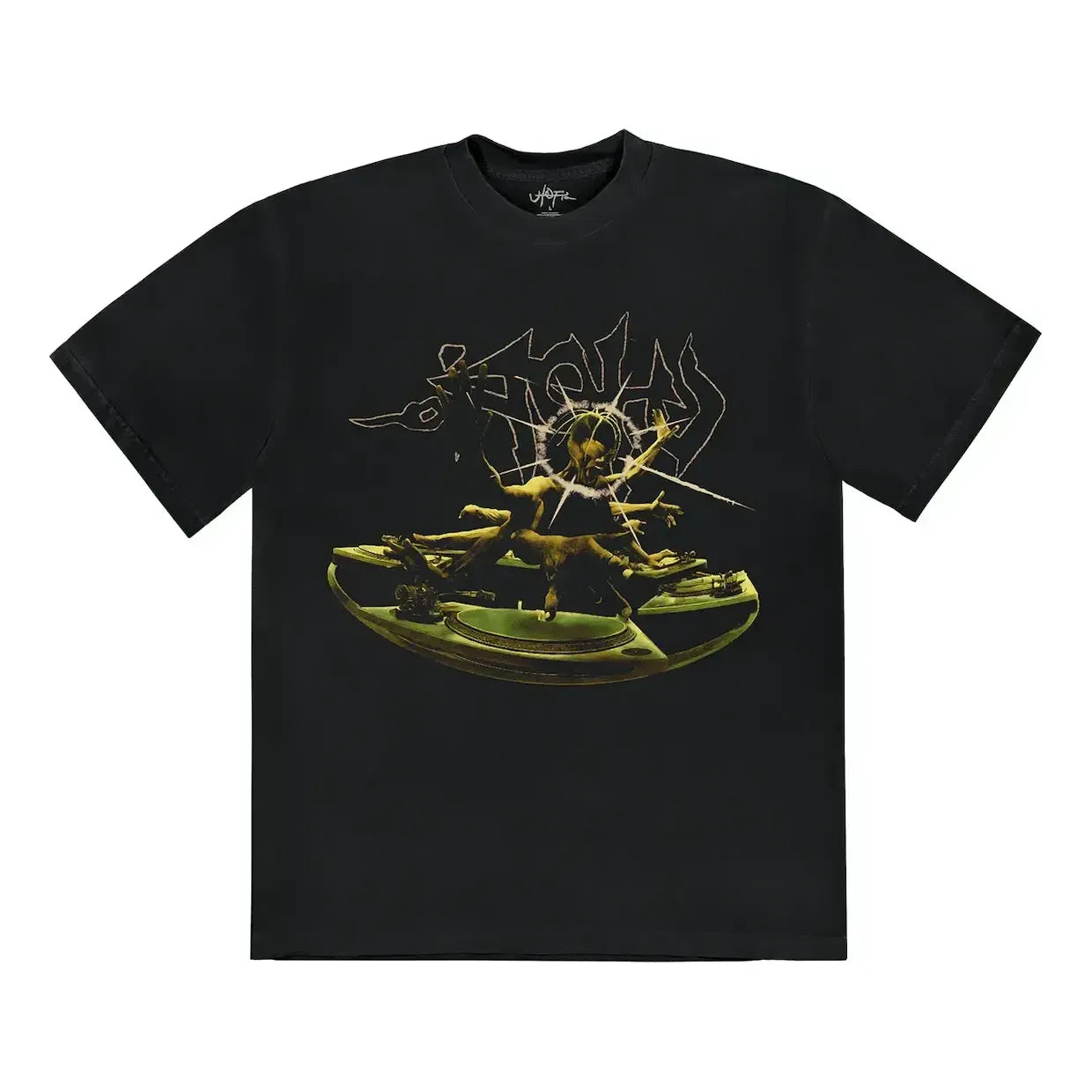 Travis Scott DJ T-Shirt 'Black' TSUT-SS08