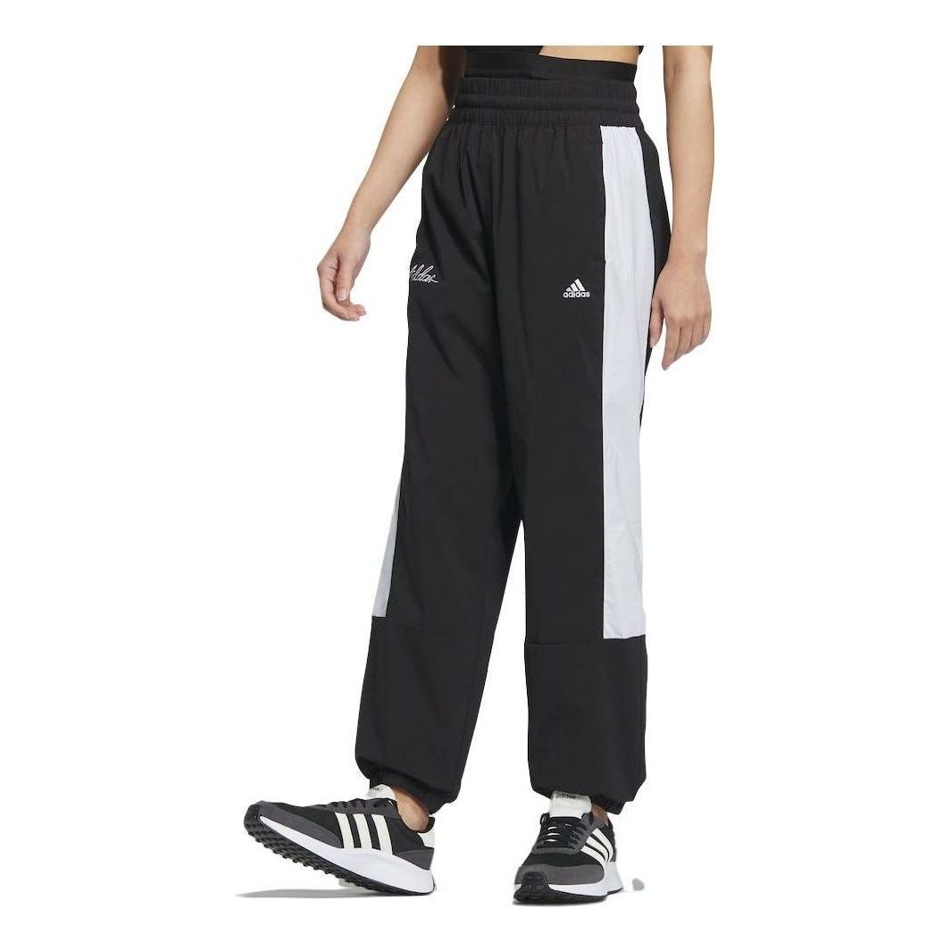 (WMNS) adidas RCO Woven Pants 'Black White' IP0741