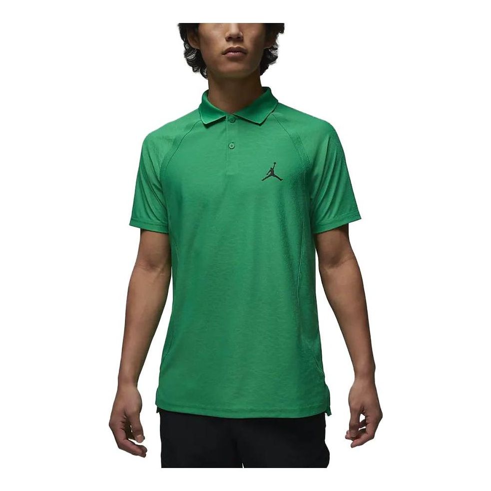 Air Jordan Dri-FIT ADV Sport Quick-Dry Golf Lapel T-Shirt 'Green' DZ0550-310
