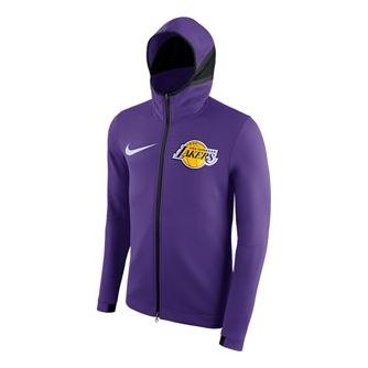 Nike Therma Flex Showtime NBA Lakers Hooded Jacket Purple 899849-504