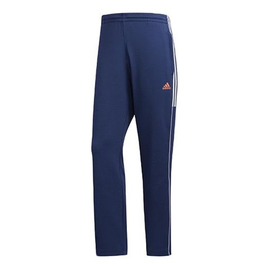 adidas MENS 3-Stripe Dobby Joggers Pant Blue FL2917