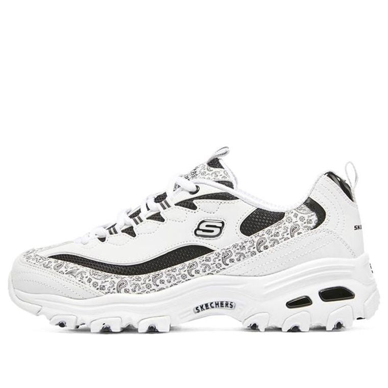 (WMNS) Skechers D'lites 4.0 'White Black' 896135-WBK