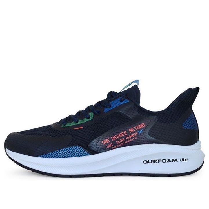 361 Degrees x QU!KFOAM Running Shoes 'Black Blue' 572012216-7