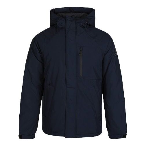 adidas Stay Warm Windproof Athleisure Casual Sports Down Jacket Navy Blue GF0080