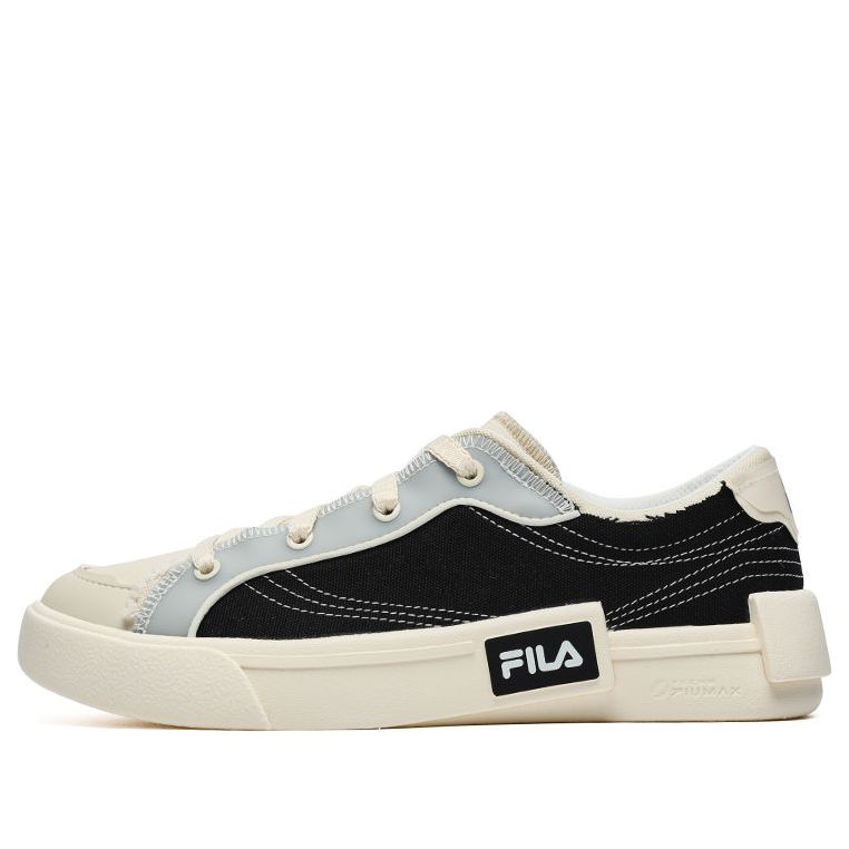 (WMNS) FILA FUSION Pop Skate Shoes 'Black Cream White' T12W232103FBA
