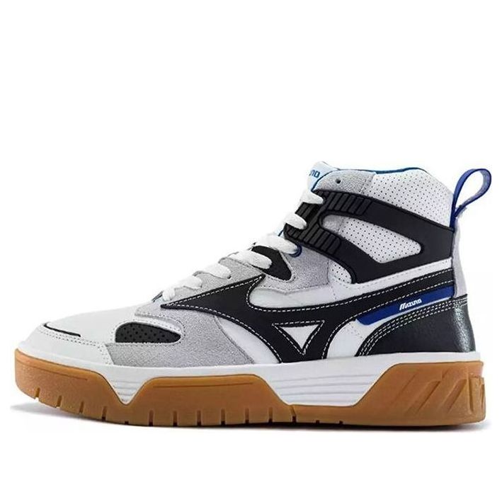 Mizuno CL MID Skateboarding Shoes Black White Blue D1GH202901
