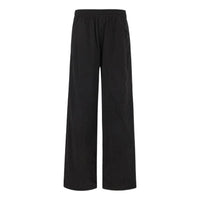 Men's Off-White FW22 Solid Color Elastic Waistband Straight-Leg Casual Pants/Trousers Loose Fit Black OMCA238F22FAB0021000