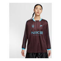 (WMNS) Nike Sportswear Long-Sleeve Jersey 'Burgundy Crush Baltic Blue' IM7453-652