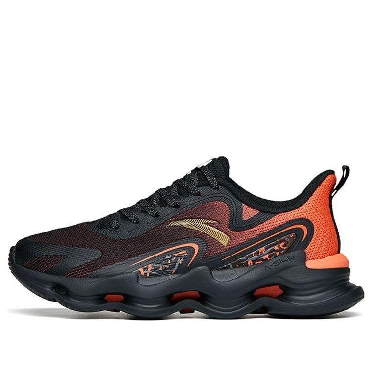 ANTA Runninng Series Sneakers 'Black Orange' 112215555-6