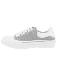 Alexander McQueenDeck Lace-Up Plimsoll Sneakers 'Grey White'