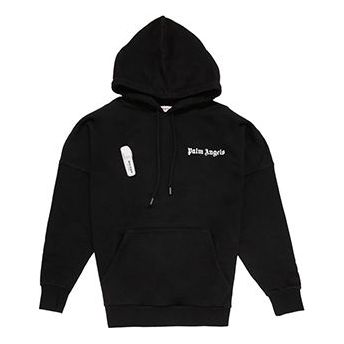 Men's PALM ANGELS Logo Printing Black PMBB036F18441018-A18