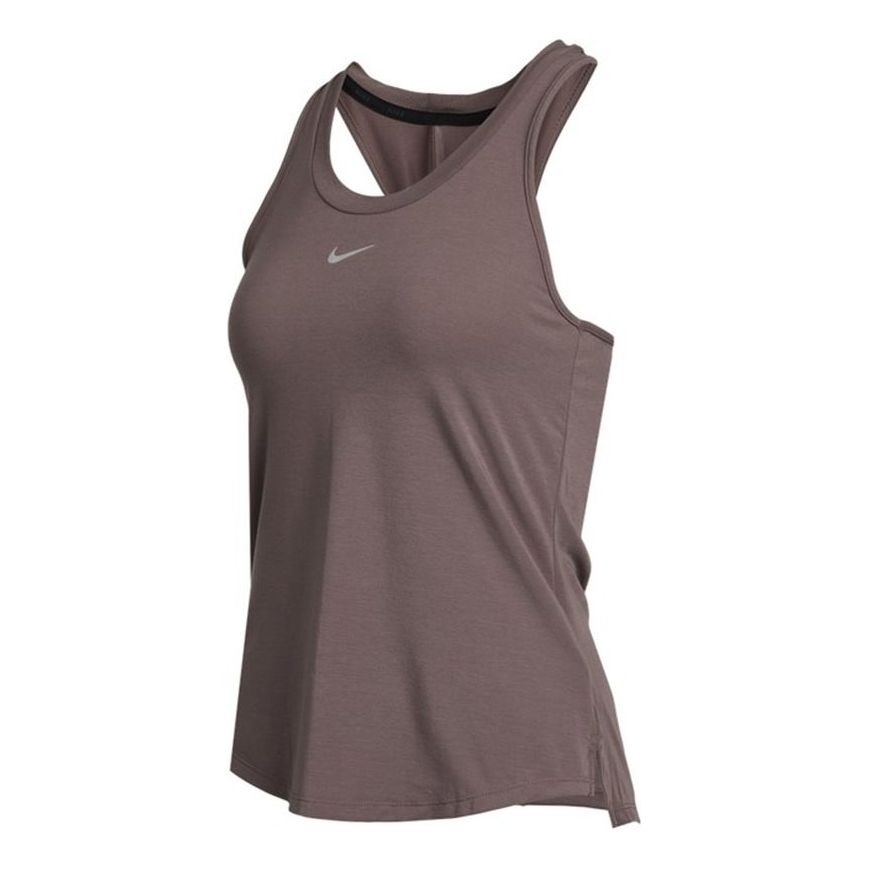(WMNS) Nike One Luxe Df Std Tw Tnk Causual Ventilate Sports Vest Brown DD4909-202