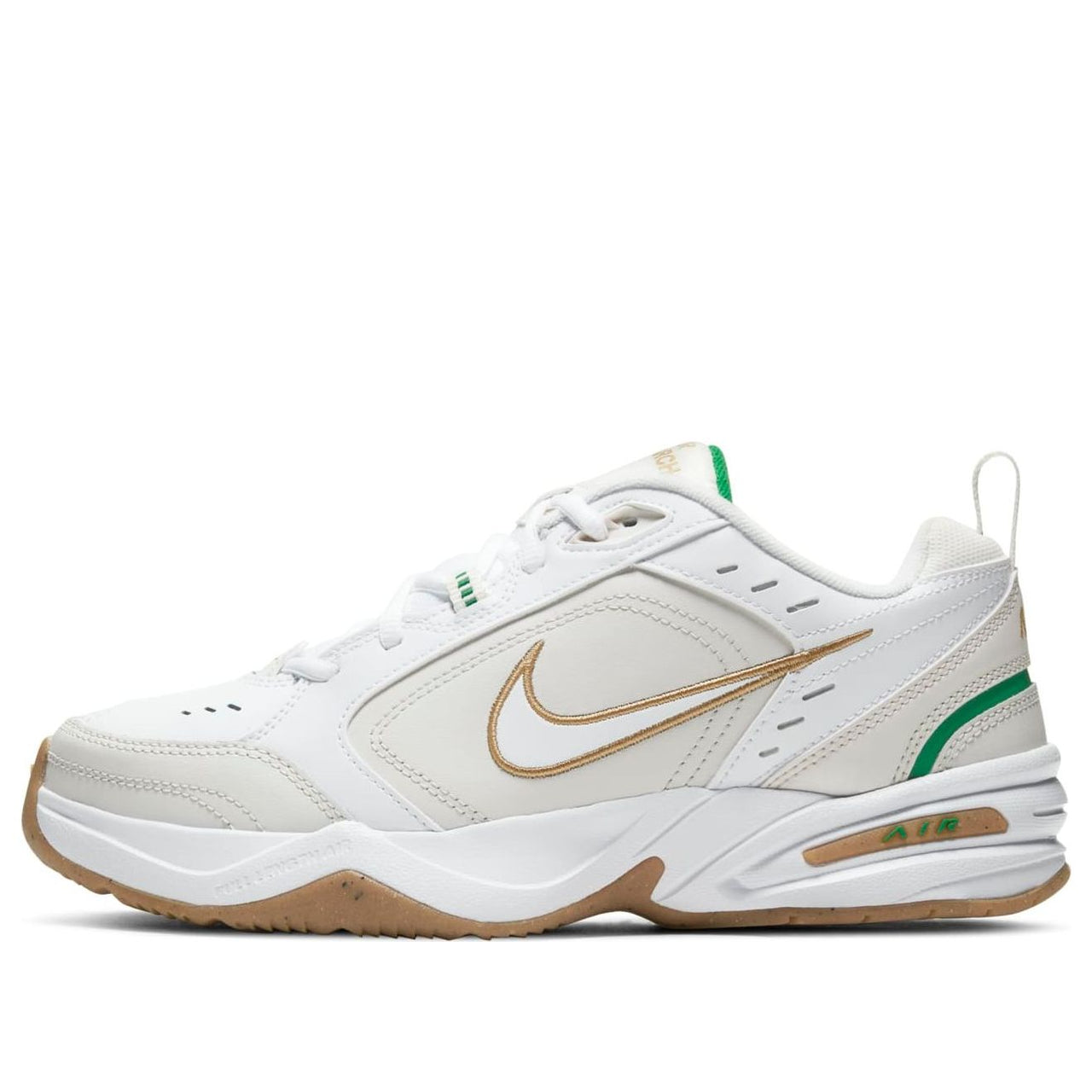حذاء Nike Air Monarch IV 'White Lucky Green Gold' 415445-103