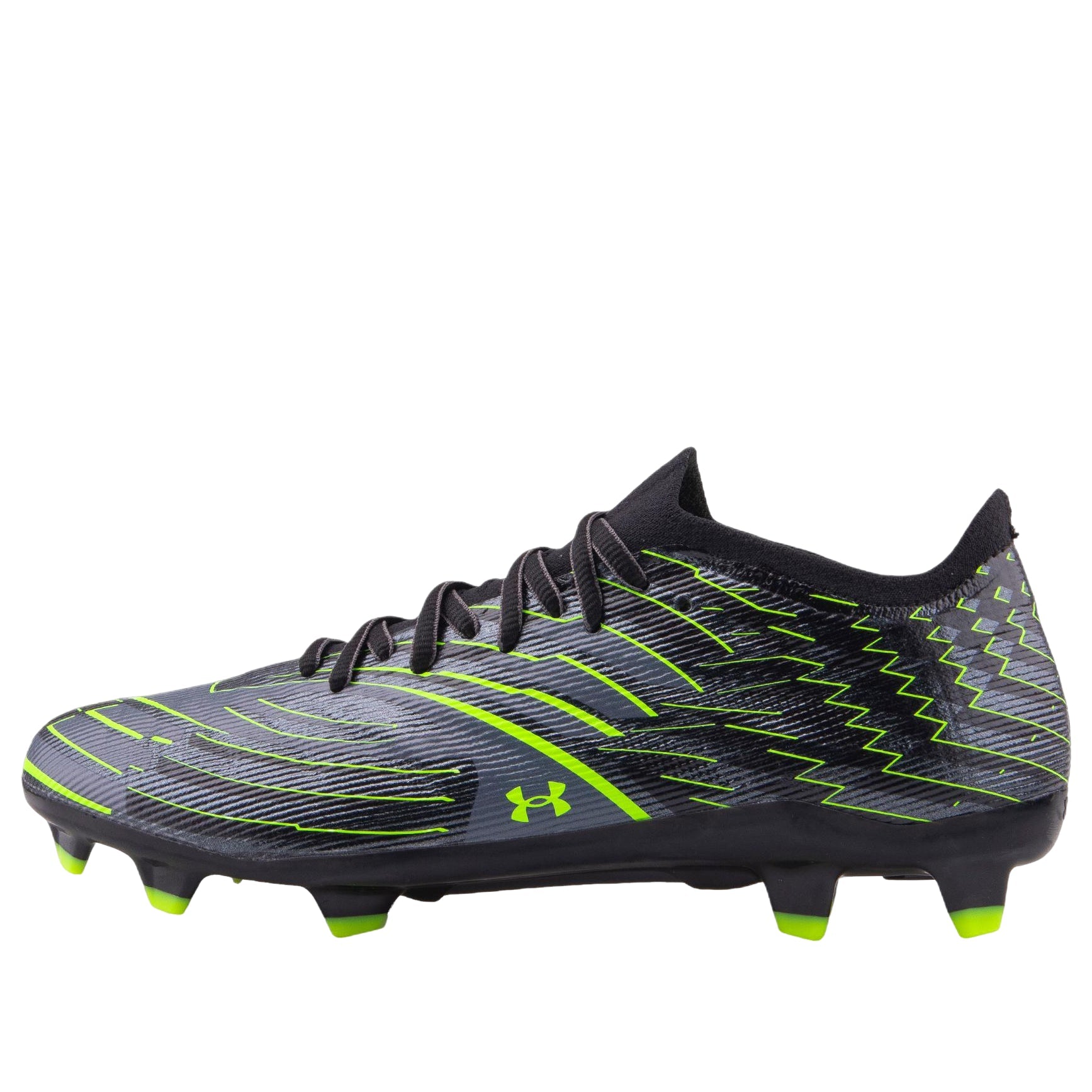 Under Armour Shadow Pro 4 FG 'Black Titan Gray Hyper Green' 6006229-001