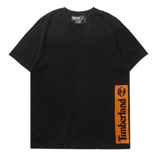 Men's Timberland SS20 Printing Short Sleeve Black A22REP56