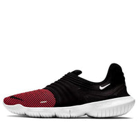 Nike Free RN Flyknit 3.0 'Black Bright Crimson' AQ5707-007