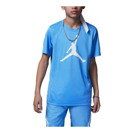 (GS) Air Jordan Jumpman 23 Dri-Fit T-Shirt 'Sky Blue' HA4105-412