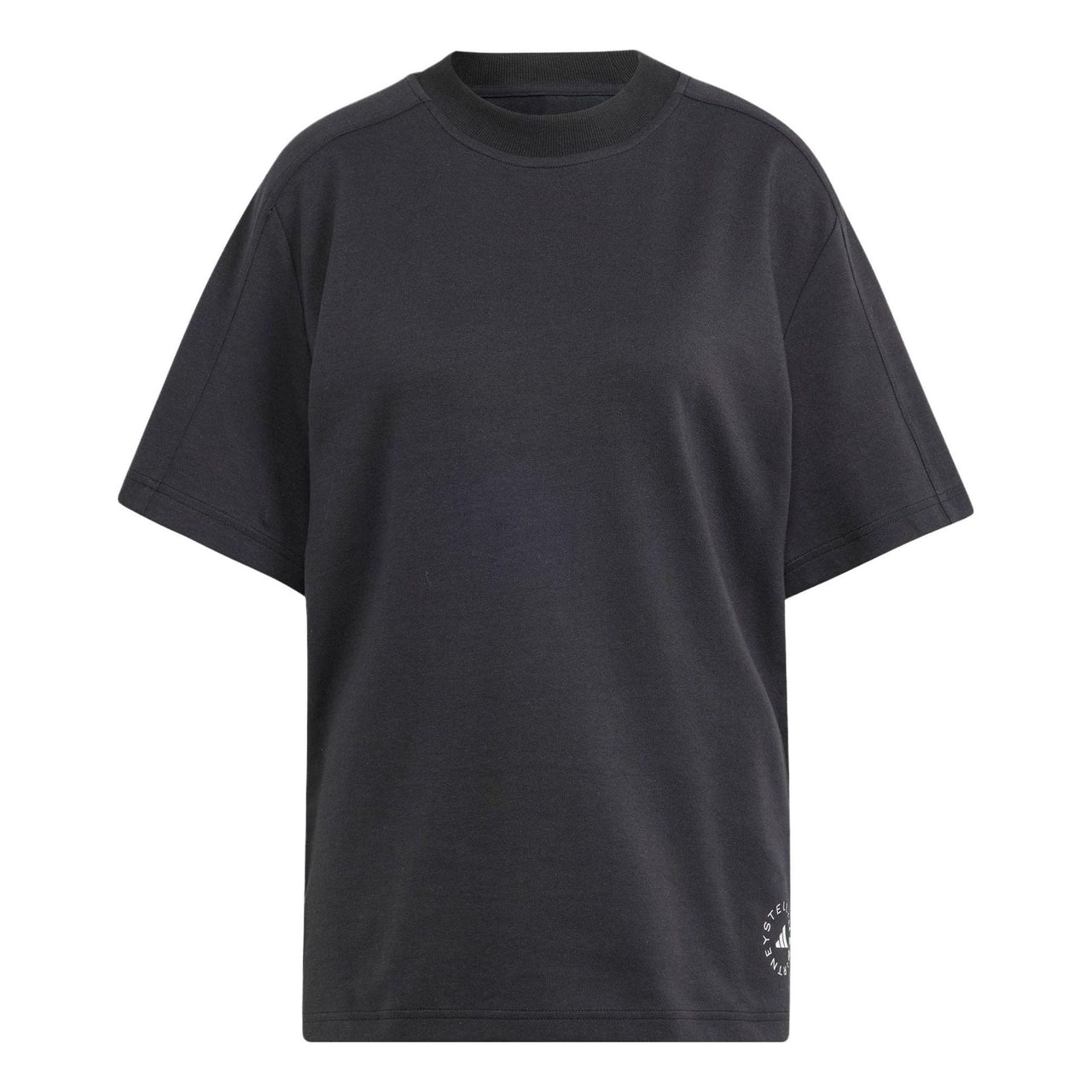 (WMNS) adidas x Stella McCartney Logo Tee 'Black' IB6854