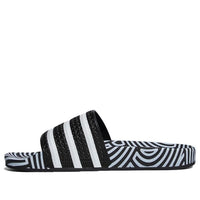 adidas Hirocoledge x Adilette Slides 'Takahashi Hiroko - Black White' FY1592