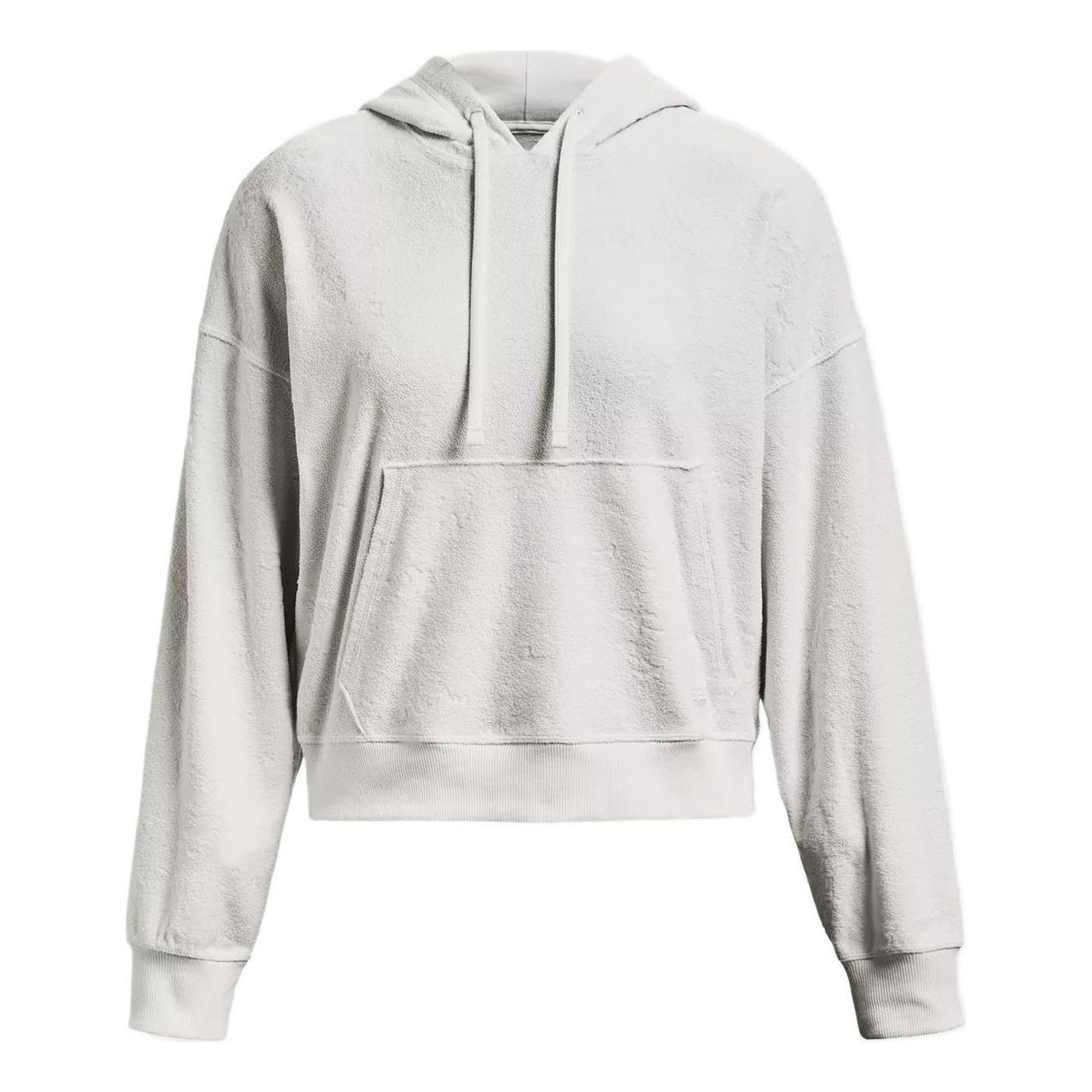 (WMNS) Under Armour Journey Terry Hoodie 'Light Grey' 1376915-006
