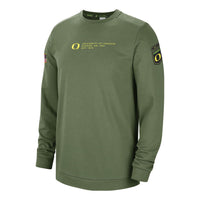 Nike Oregon Ducks Salute To Service Team Issue Crewneck 'Olive' DN1719-328