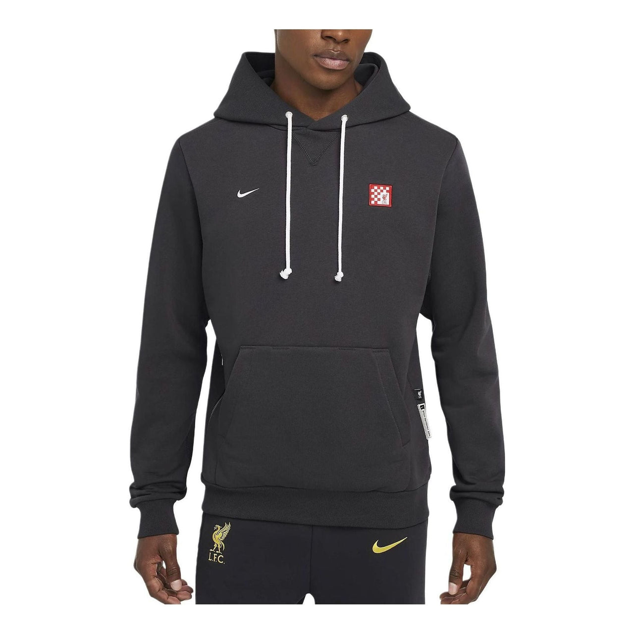 Nike Liverpool Dri-FIT F.C. Standard Issue Third Hoodie'Grey' FZ8661-071