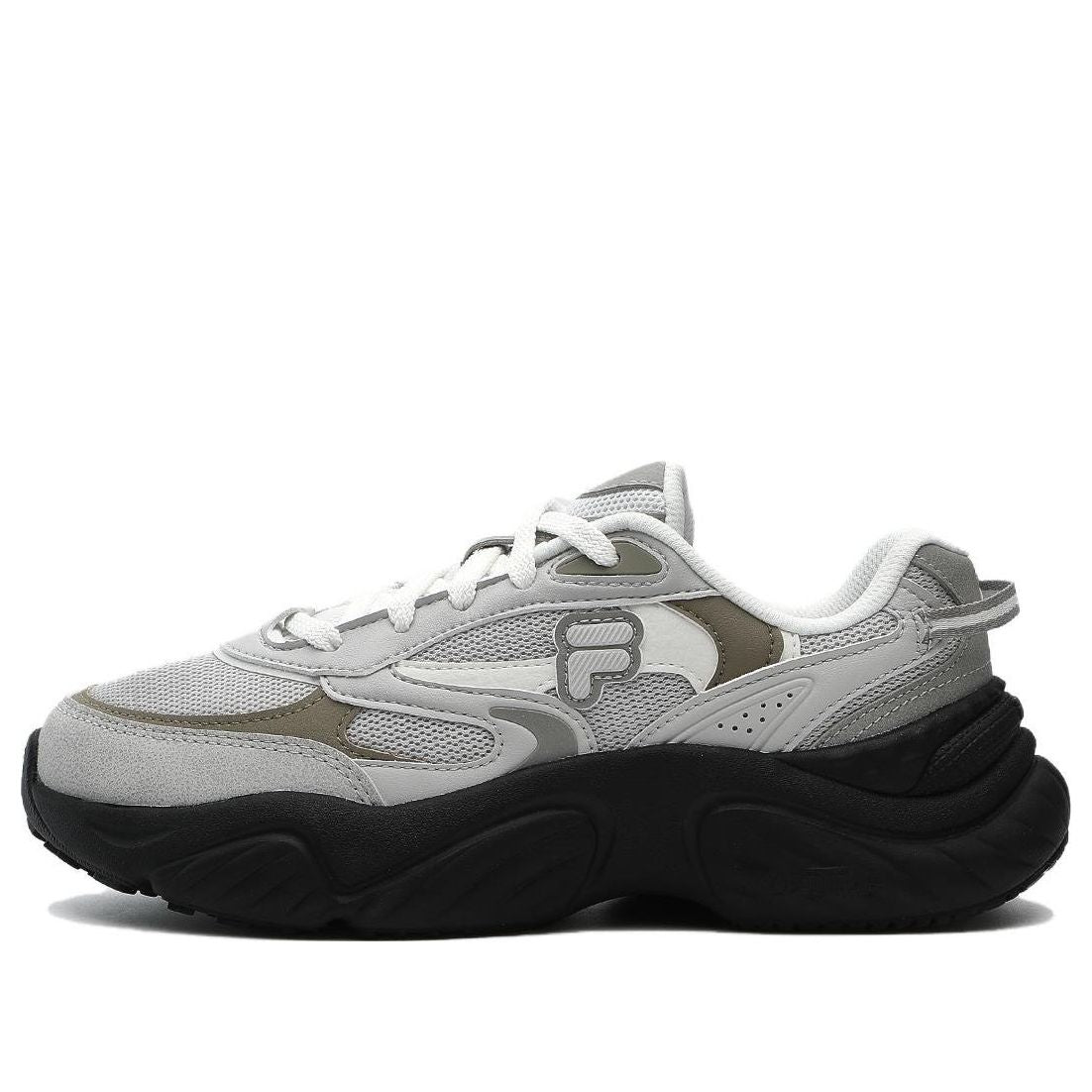(WMNS) FILA FUSION Conch 2 Shoes 'Grey White' T12W331607FVT
