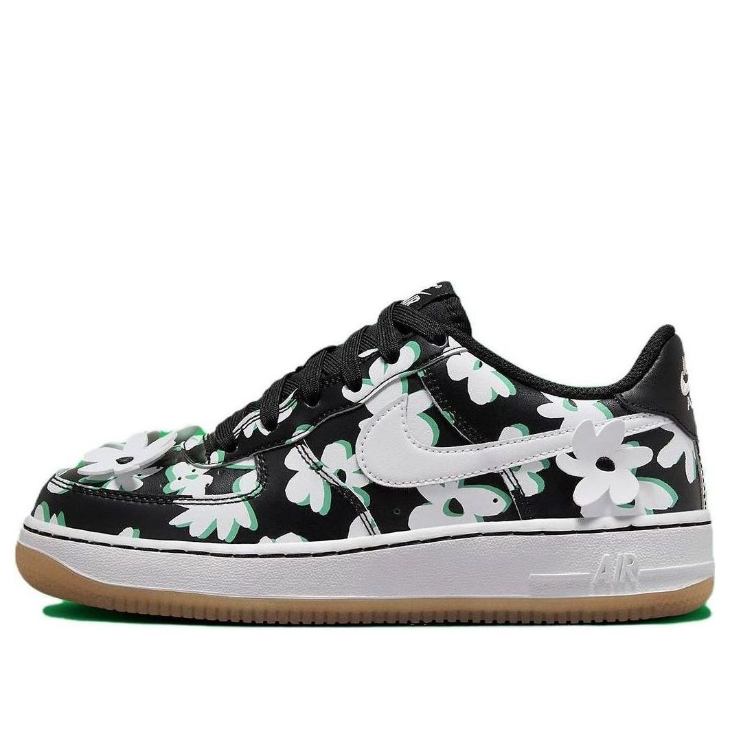(GS) Nike Air Force 1 LV8 'Black White Flowers' DZ2663-001